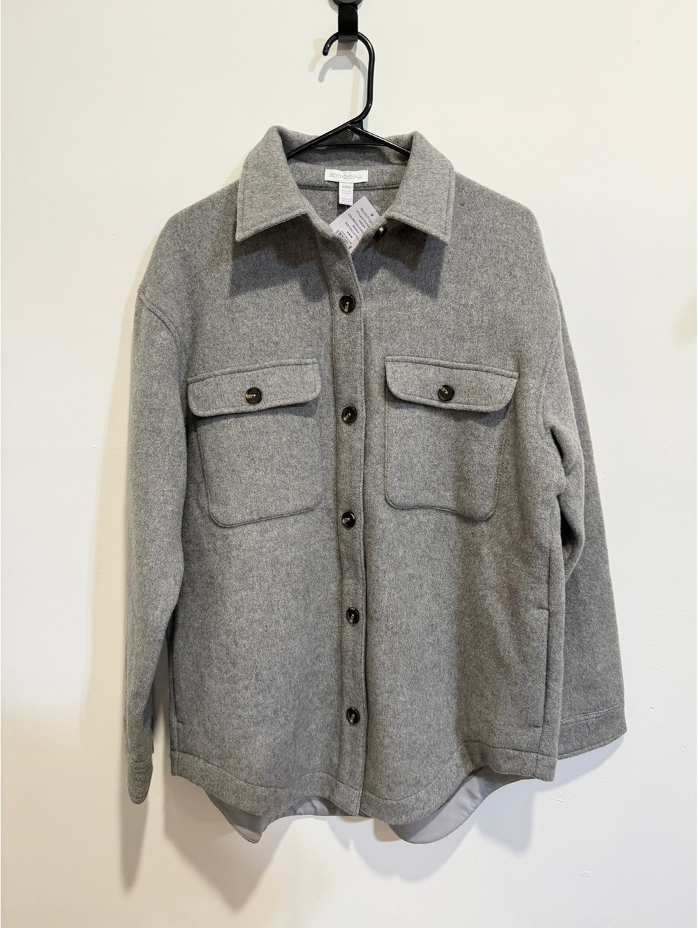 Beyond Yoga Jacket Gray Size M